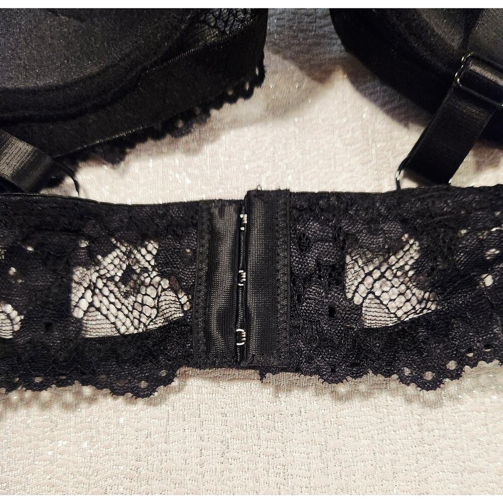 Pink‎ Lover Women's Bra 44DD Black Lace - Picture 2 of 6